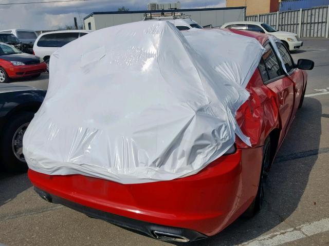 2C3CDXBG6JH290699 - 2018 DODGE CHARGER SX RED photo 4