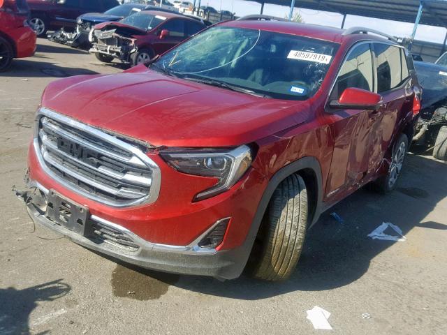 3GKALVEX6KL187561 - 2019 GMC TERRAIN SL RED photo 2