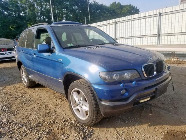 5UXFA535X3LV89698 - 2003 BMW X5 3.0I BLUE photo 1