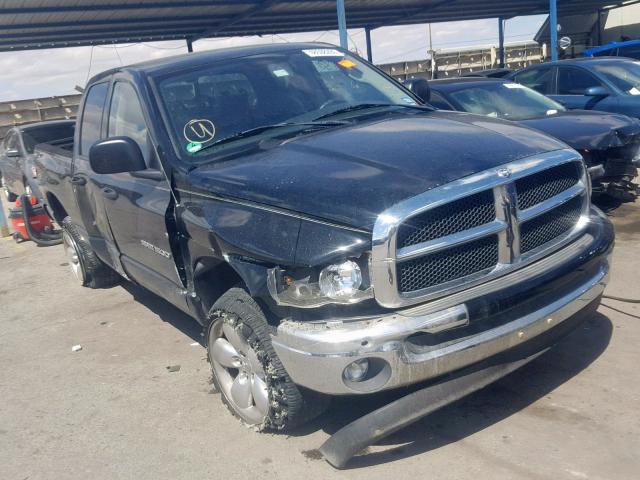 1D7HU18D25S349036 - 2005 DODGE RAM 1500 S BLACK photo 1