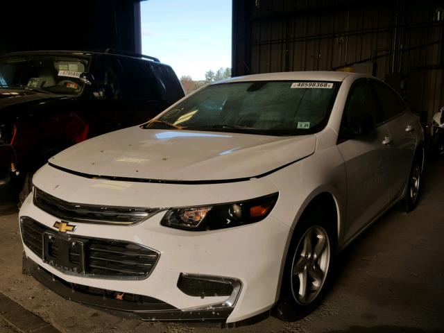 1G1ZC5ST2JF187767 - 2018 CHEVROLET MALIBU LS თეთრი ფოტო 2