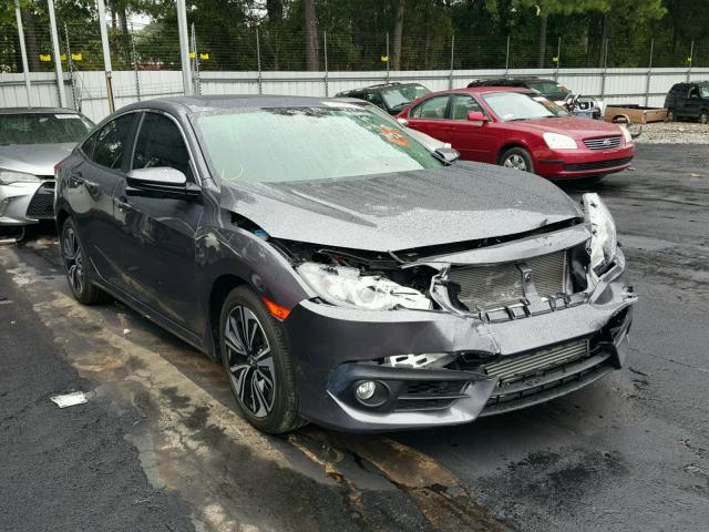 19XFC1F75HE003152 - 2017 HONDA CIVIC EXL GRAY photo 1