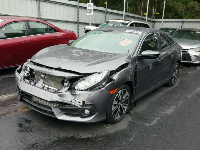 19XFC1F75HE003152 - 2017 HONDA CIVIC EXL GRAY photo 2