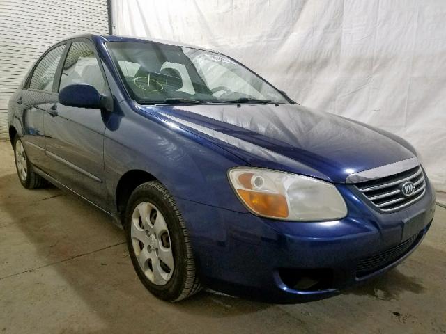 KNAFE121385557570 - 2008 KIA SPECTRA EX BLUE photo 1