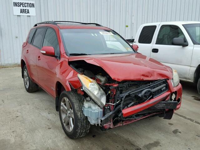 JTMRK4DV3A5089291 - 2010 TOYOTA RAV4 SPORT RED photo 1