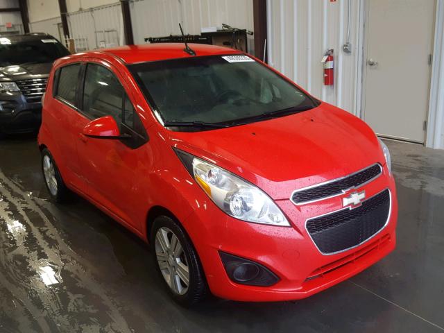 KL8CB6S94EC478393 - 2014 CHEVROLET SPARK LS RED photo 1