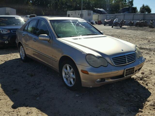 WDBRF61J84E016373 - 2004 MERCEDES-BENZ C 240 BEIGE photo 1