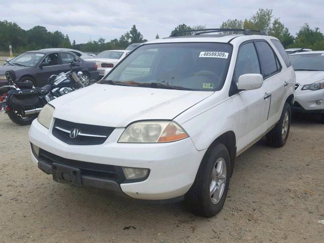 2HNYD18682H525449 - 2002 ACURA MDX TOURIN WHITE photo 2