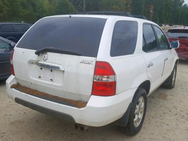 2HNYD18682H525449 - 2002 ACURA MDX TOURIN WHITE photo 4