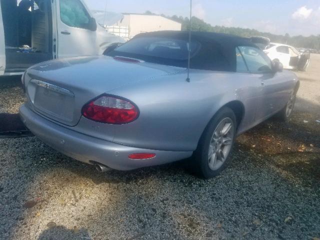 SAJDA42C51NA17771 - 2001 JAGUAR XK8 SILVER photo 4