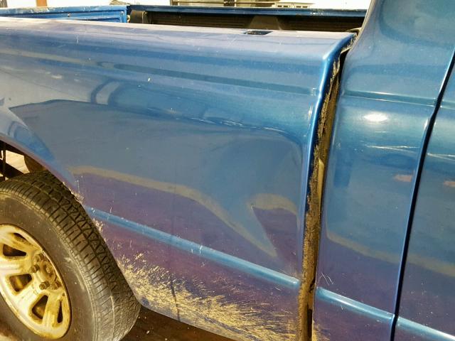 1FTYR10D91TA79055 - 2001 FORD RANGER BLUE photo 9