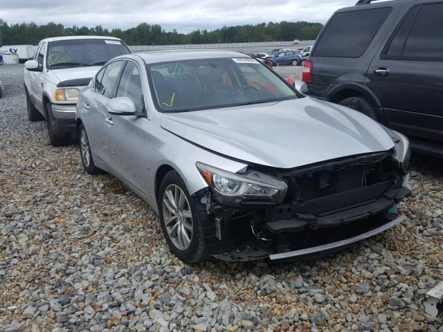 JN1BV7AP7EM683431 - 2014 INFINITI Q50 BASE SILVER photo 1