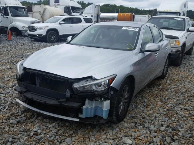 JN1BV7AP7EM683431 - 2014 INFINITI Q50 BASE SILVER photo 2