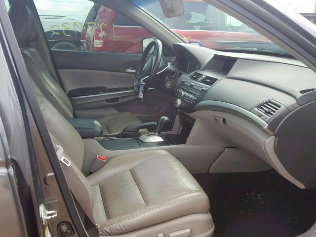 1HGCP36819A035467 - 2009 HONDA ACCORD EXL GRAY photo 5