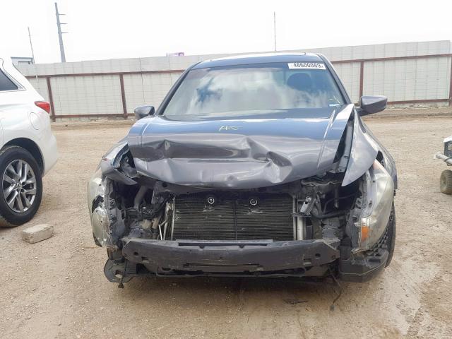 1HGCP36819A035467 - 2009 HONDA ACCORD EXL GRAY photo 9