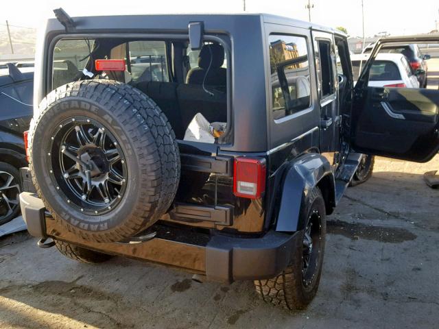 1C4BJWEG6GL182309 - 2016 JEEP WRANGLER U BLACK photo 4