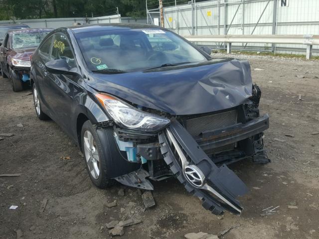 KMHDH6AE2DU004875 - 2013 HYUNDAI ELANTRA CO BLACK photo 1