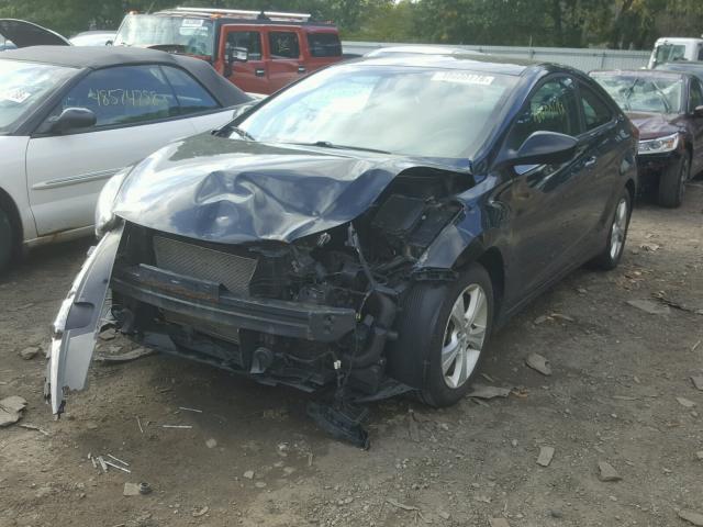 KMHDH6AE2DU004875 - 2013 HYUNDAI ELANTRA CO BLACK photo 2