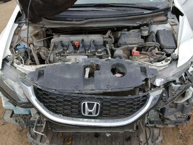 19XFB2F97FE044776 - 2015 HONDA CIVIC EXL WHITE photo 7