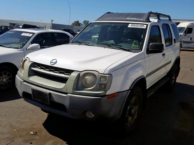 5N1ED28T62C548201 - 2002 NISSAN XTERRA XE WHITE photo 2