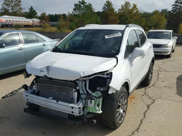 KL4CJ1SB5HB059019 - 2017 BUICK ENCORE SPO WHITE photo 2