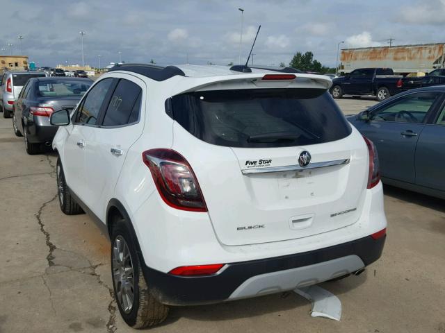 KL4CJ1SB5HB059019 - 2017 BUICK ENCORE SPO WHITE photo 3