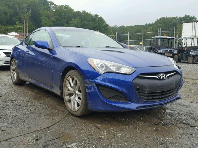 KMHHT6KD6DU101616 - 2013 HYUNDAI GENESIS CO BLUE photo 1