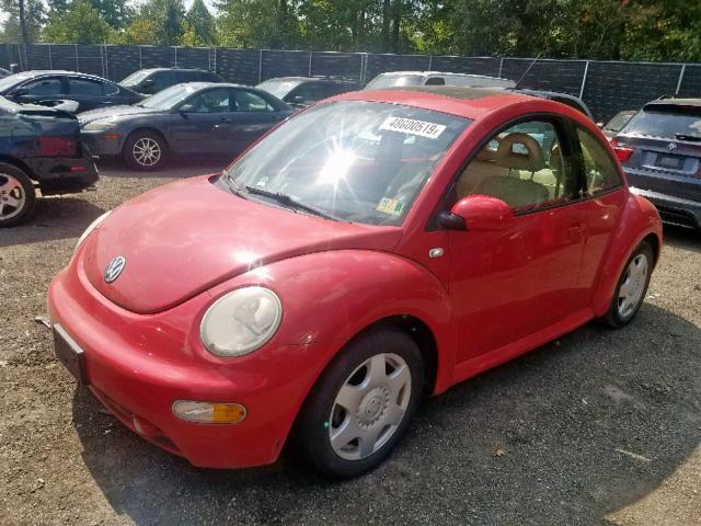3VWDD21C61M440021 - 2001 VOLKSWAGEN NEW BEETLE თაფლისფერი ფოტო 2