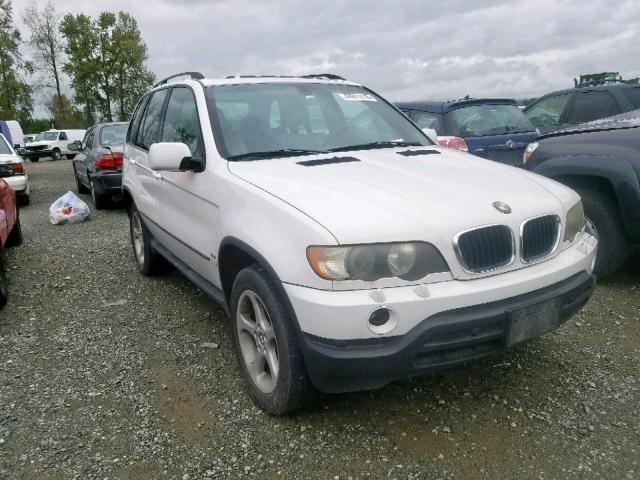 5UXFA53582LV73563 - 2002 BMW X5 3.0I WHITE photo 1