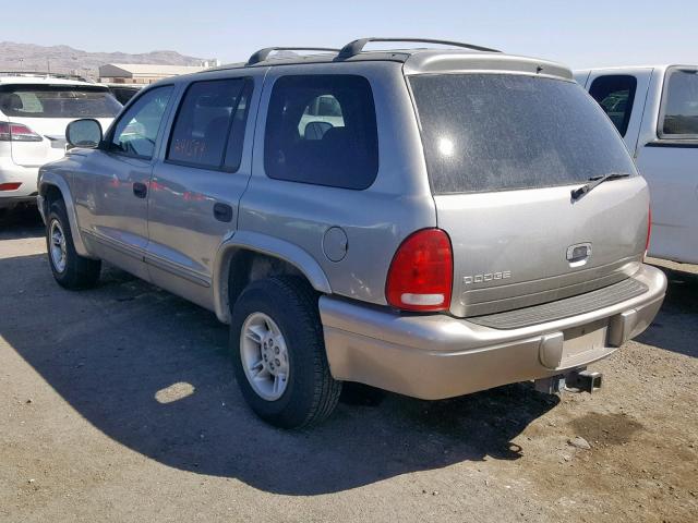 1B4HR28Y7XF702450 - 1999 DODGE DURANGO GRAY photo 3