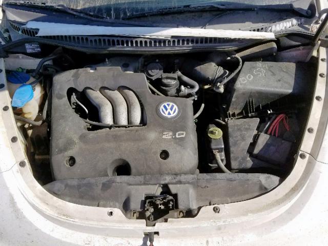 3VWCA21C1XM430543 - 1999 VOLKSWAGEN NEW BEETLE თეთრი ფოტო 7