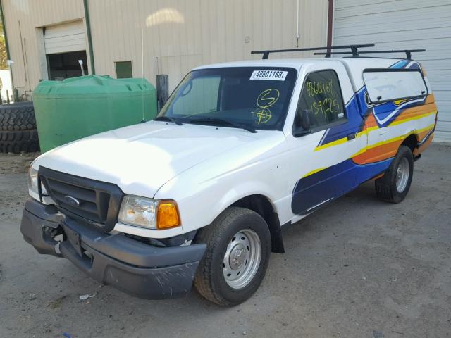 1FTYR10U44PB62776 - 2004 FORD RANGER WHITE photo 2