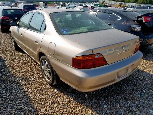 19UUA56651A029157 - 2001 ACURA 3.2TL GOLD photo 3