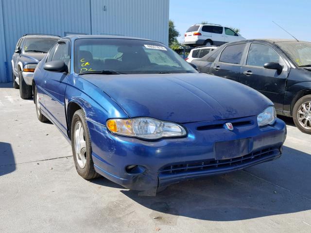 2G1WX12K249457732 - 2004 CHEVROLET MONTE CARL BLUE photo 1