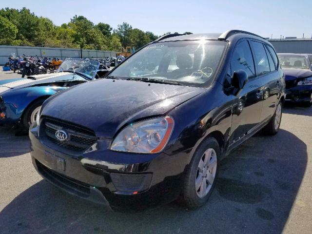 KNAFG526187142121 - 2008 KIA RONDO LX BLACK photo 2