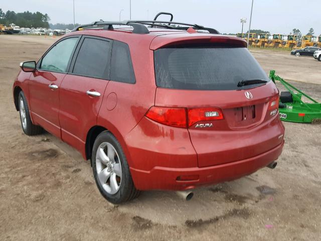 5J8TB18518A019273 - 2008 ACURA RDX TECHNO RED photo 3