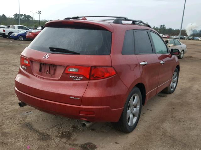 5J8TB18518A019273 - 2008 ACURA RDX TECHNO RED photo 4