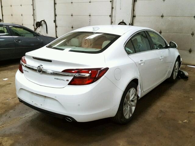 2G4GS5GX2G9179629 - 2016 BUICK REGAL PREM WHITE photo 4