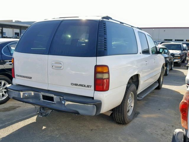 3GNFK16T01G177230 - 2001 CHEVROLET SUBURBAN K WHITE photo 4