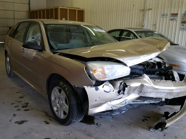 1G1ZT61806F196929 - 2006 CHEVROLET MALIBU MAX TAN photo 1