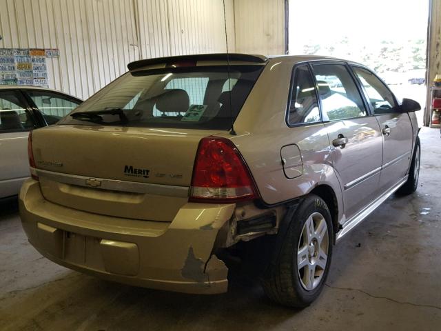 1G1ZT61806F196929 - 2006 CHEVROLET MALIBU MAX TAN photo 4