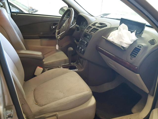 1G1ZT61806F196929 - 2006 CHEVROLET MALIBU MAX TAN photo 5