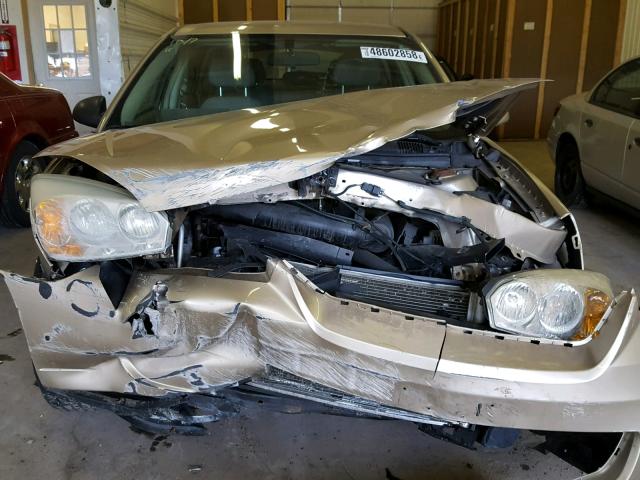 1G1ZT61806F196929 - 2006 CHEVROLET MALIBU MAX TAN photo 9