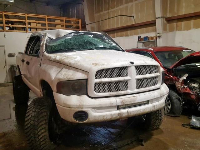 3D7KU28C23G808864 - 2003 DODGE RAM 2500 S WHITE photo 1