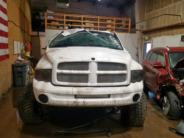 3D7KU28C23G808864 - 2003 DODGE RAM 2500 S WHITE photo 9