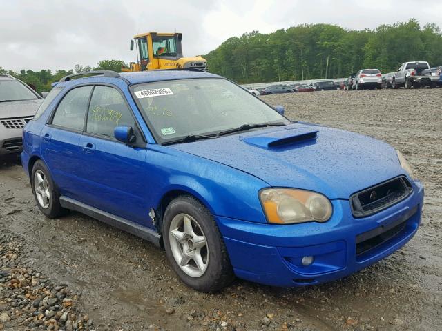 JF1GG29684H808364 - 2004 SUBARU IMPREZA WR BLUE photo 1