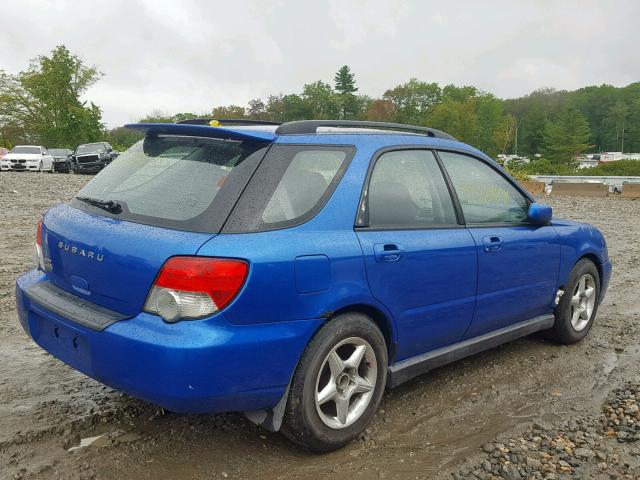 JF1GG29684H808364 - 2004 SUBARU IMPREZA WR BLUE photo 4