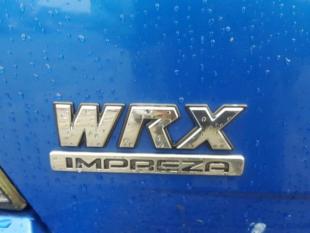 JF1GG29684H808364 - 2004 SUBARU IMPREZA WR BLUE photo 9