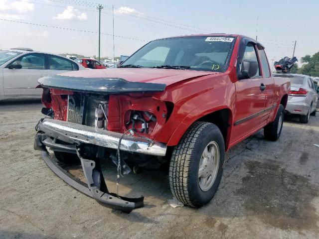 1GCCS196148118277 - 2004 CHEVROLET COLORADO RED photo 2