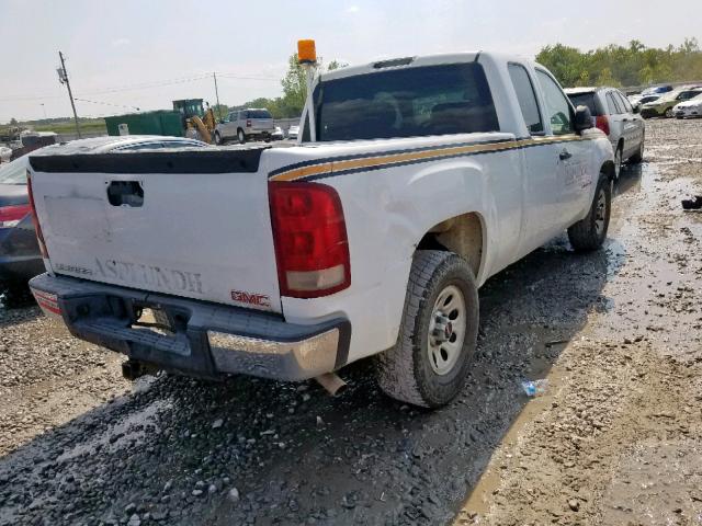 1GTEC19C69Z117932 - 2009 GMC SIERRA C15 WHITE photo 4